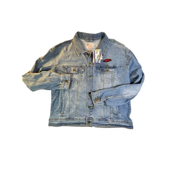 STONEWALL RIOTS Denim Jeans Jacket (BRAND NEW W/ TAGS) Size SMALL - Picture 2 of 10